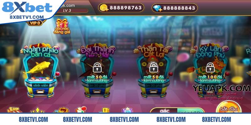 Bắn cá kim cương sở hữu một đồ hoạ hiện đại