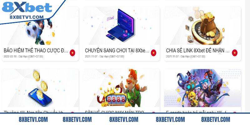 Khuyến mãi 8Xbet dành cho những thành viên lần đầu nạp tiền